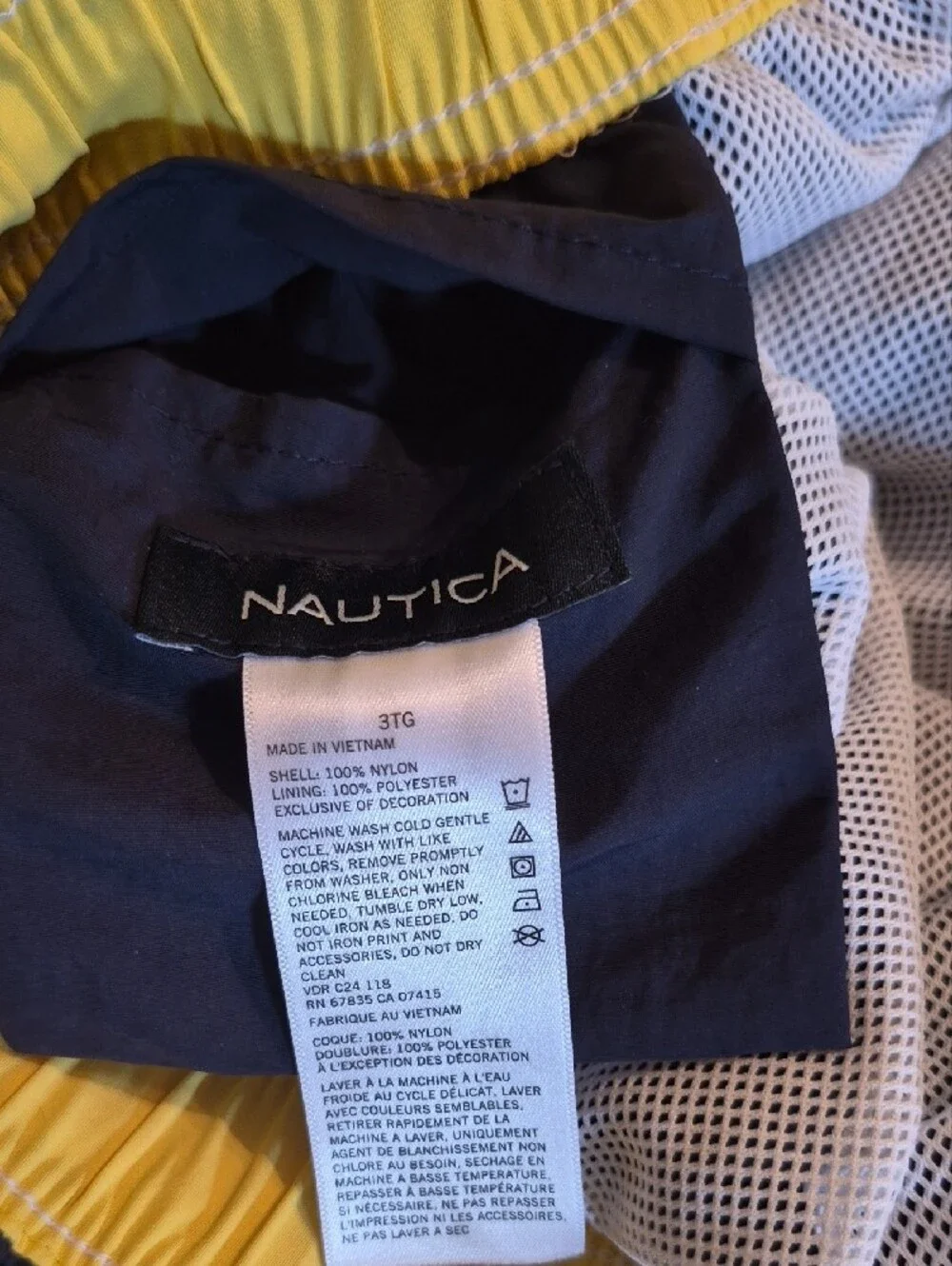 Nautica And Eddie Bauer Black and Teal Swim Shorts - Men's Lot of 2